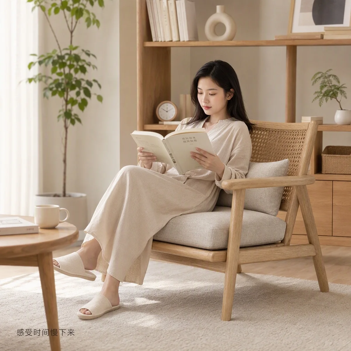 LOAFI NEST Cane-back Lounge Chair · Multiple views
