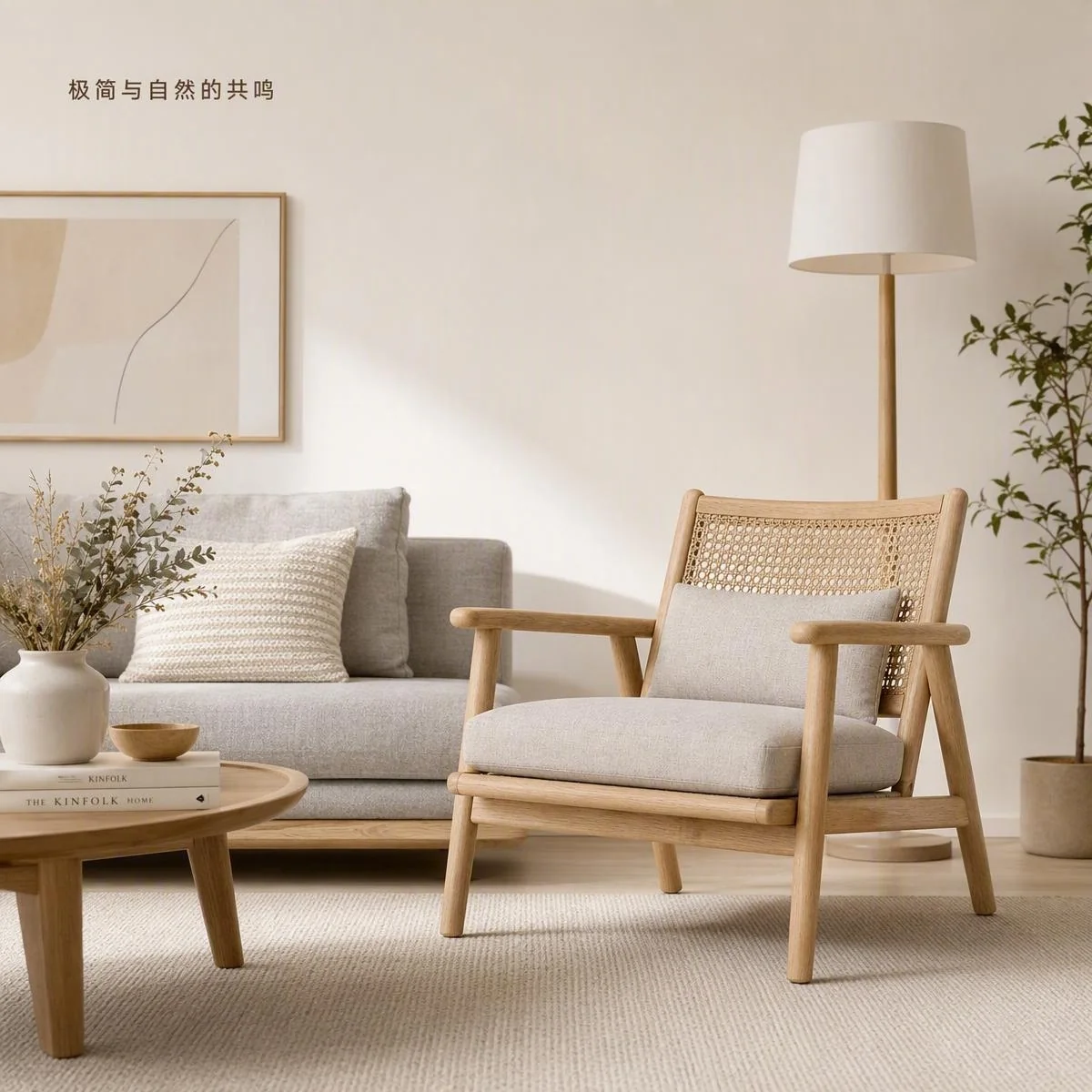 LOAFI NEST Cane-back Lounge Chair · Everyday living