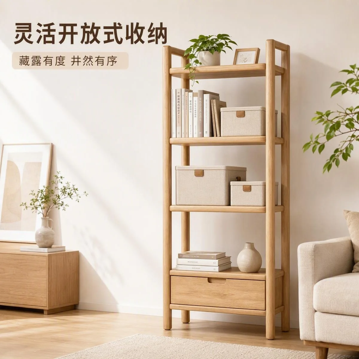 LOAFI NEST Open Display Shelf · Multiple views