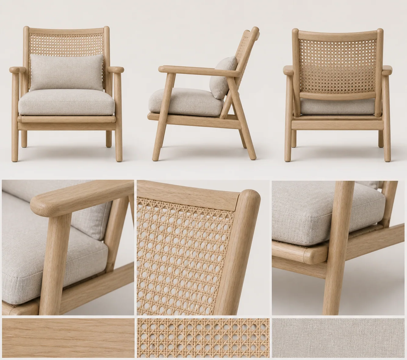 NEST Lounge 01 Design views, details and material direction
