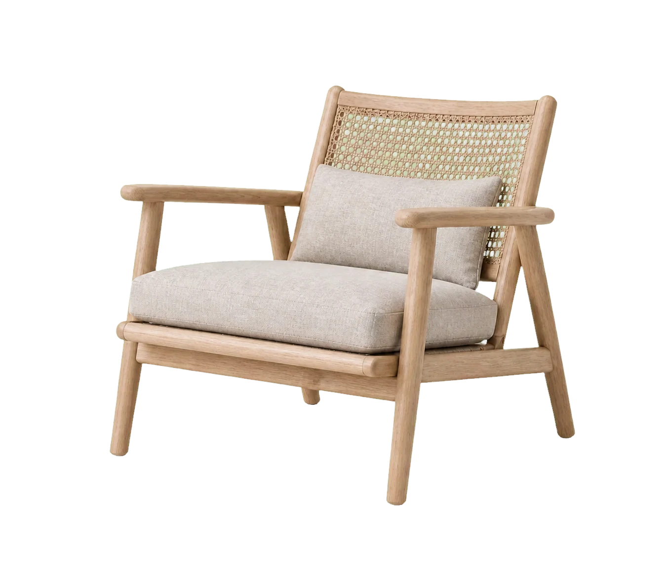 Cane-back Lounge Chair
