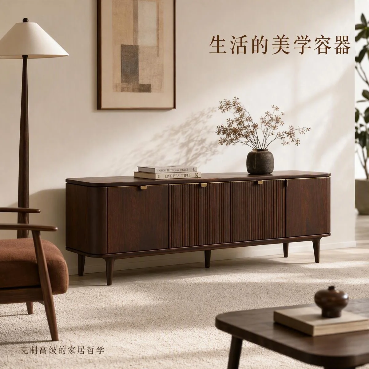 LOAFI RIVE Fluted-door Sideboard · Multiple views