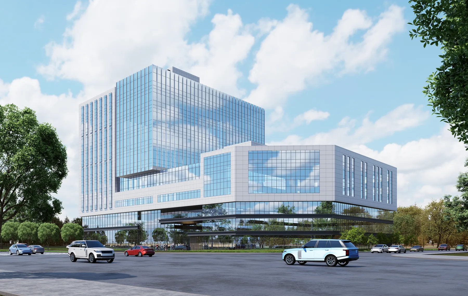 Yunshang campus · architectural visualization