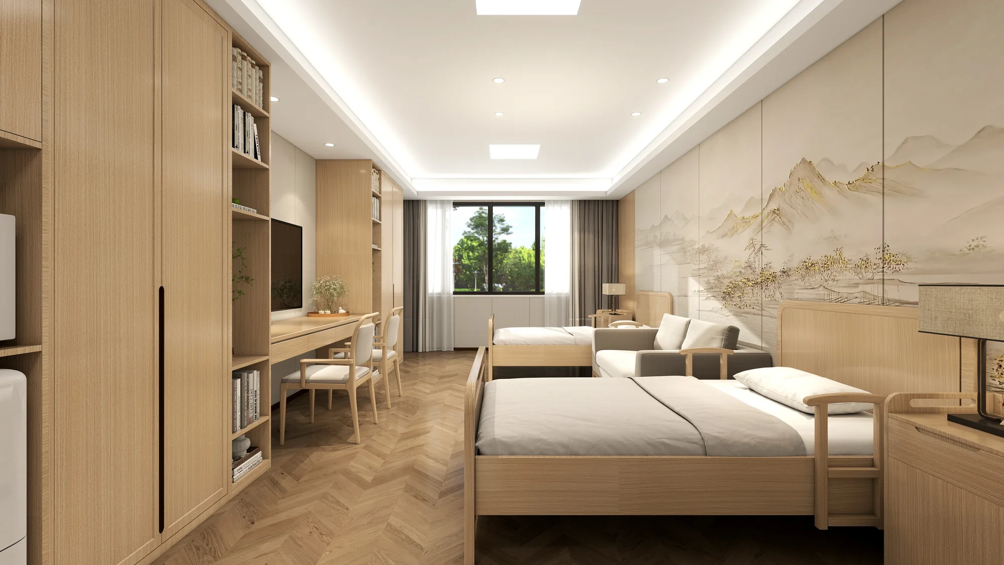 Xiuhu Senior Living Centre — Resident room